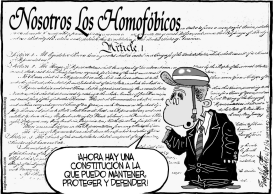 NOSOTROS LOS HOMOFOBICOS by Bob Englehart