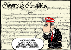 NOSOTROS LOS HOMOFOBICOS  by Bob Englehart