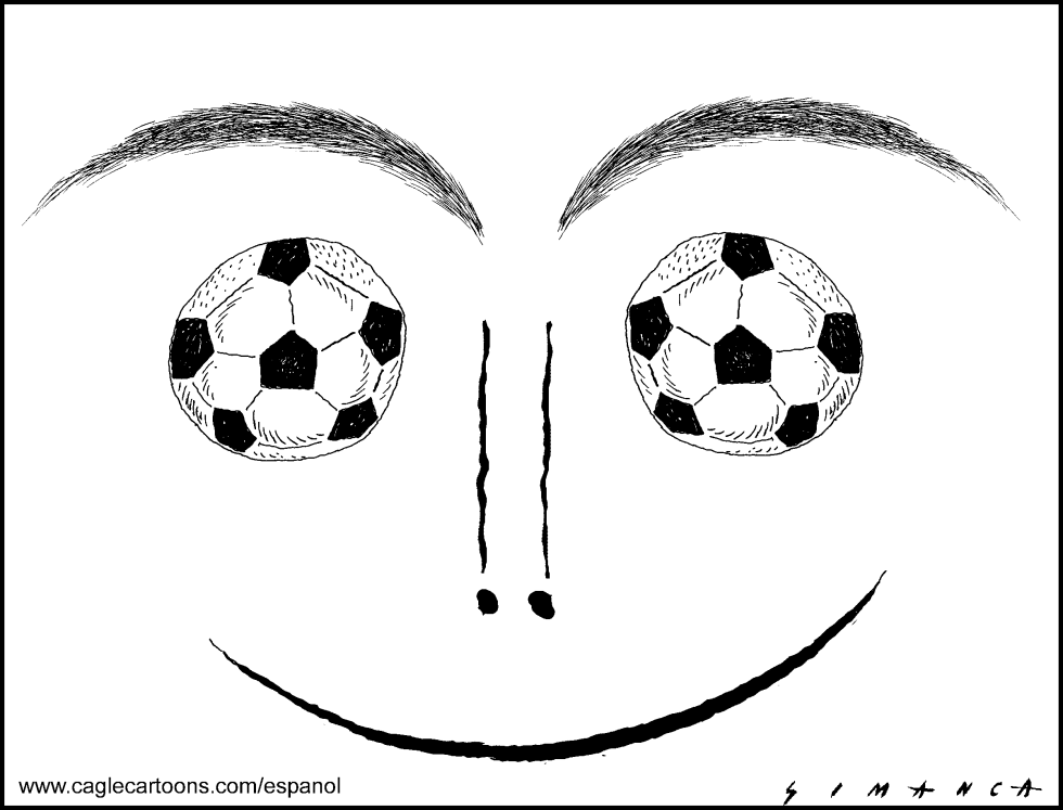  EYES ONLY FOR THE SOCCER by Osmani Simanca