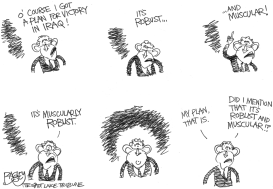 ROBUST AND MUSCULAR BUSH by Pat Bagley