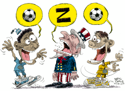 LA COPA MUNDIAL DE FUTBOL Y LOS USA  by Daryl Cagle