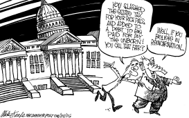 ESTATE TAX CUT by Mike Keefe