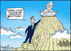 WARREN BUFFET  by Bob Englehart