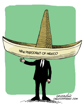 THE NEW PRESIDENT OF MEXICO  by Arcadio Esquivel