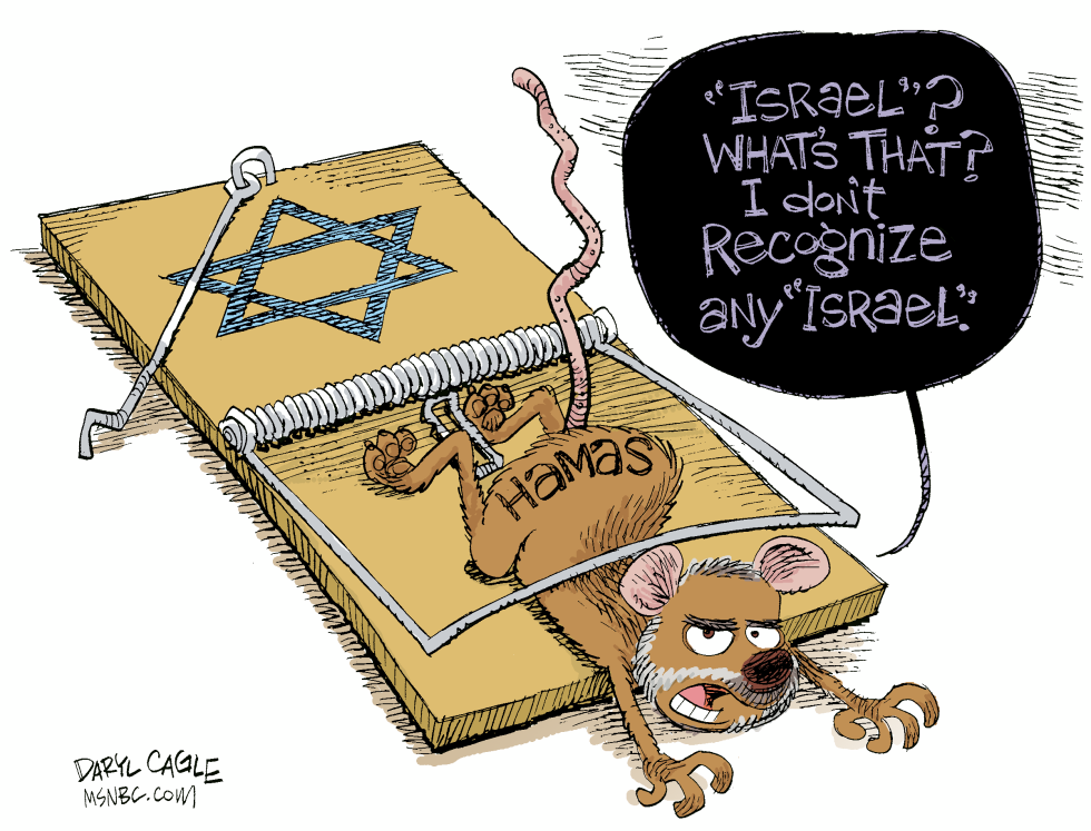  HAMAS AND ISRAEL by Daryl Cagle