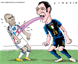 ZIDANE Y MATERAZZI  by Osmani Simanca