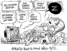 AFTER 9-11 NORMAL T V by Daryl Cagle