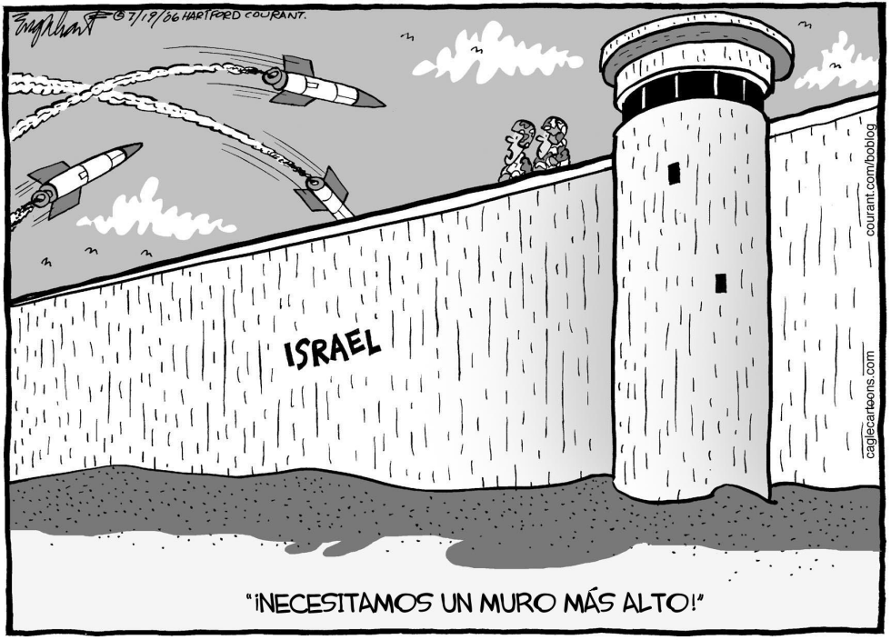  EL GRAN MURO DE ISRAEL by Bob Englehart