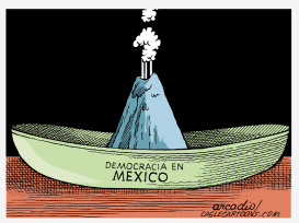 MEXICO UN VOLCAN by Arcadio Esquivel