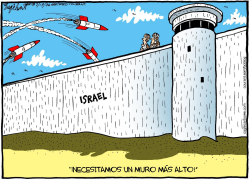 EL GRAN MURO DE ISRAEL  by Bob Englehart