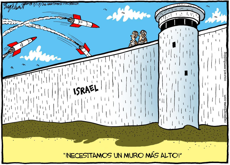  EL GRAN MURO DE ISRAEL  by Bob Englehart