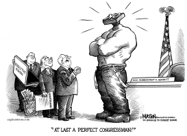 CONGRESSMAN RUBBERSTAMP by RJ Matson