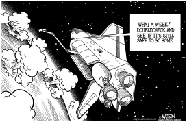 SPACE SHUTTLE RETURNS by RJ Matson