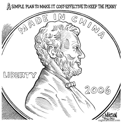 A SIMPLE PLAN TO SAVE THE PENNY by RJ Matson