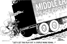 BUSH DRIVEN BY EVENTS IN MIDDLE EAST by RJ Matson