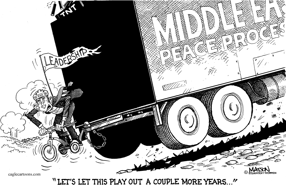  BUSH DRIVEN BY EVENTS IN MIDDLE EAST by RJ Matson