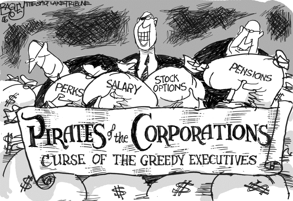  PIRATES OF THE CORPORATION by Pat Bagley