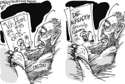 UNWELL FIDEL by Pat Bagley