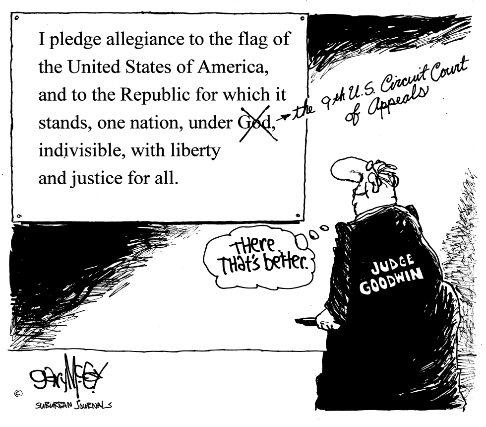  PLEDGE ALLEGIANCE TO THE COURTS by Gary McCoy