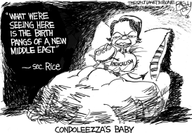 CONDOLEEZZAS BABY by Pat Bagley