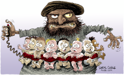 HEZBOLLAH AND BABIES  by Daryl Cagle