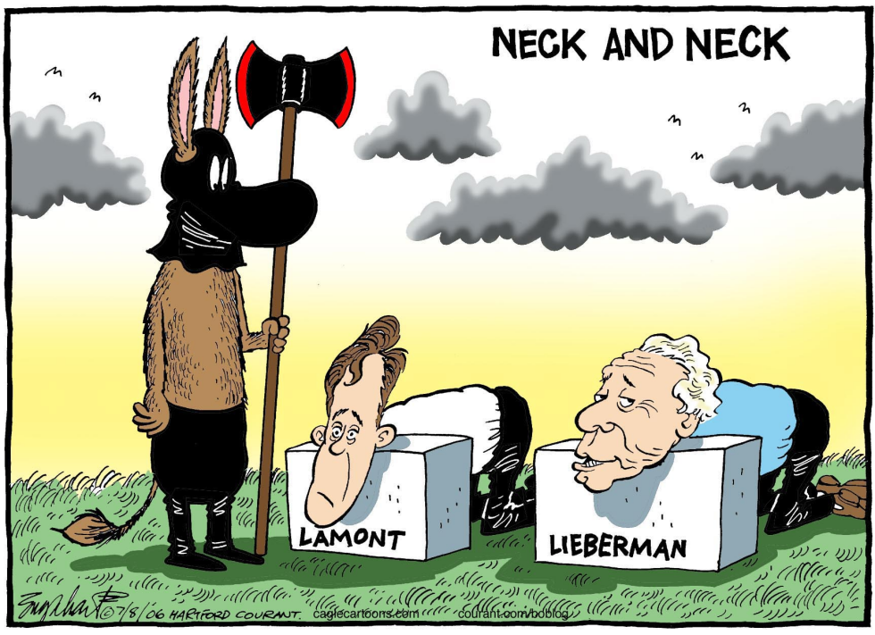  JOE LIEBERMAN by Bob Englehart