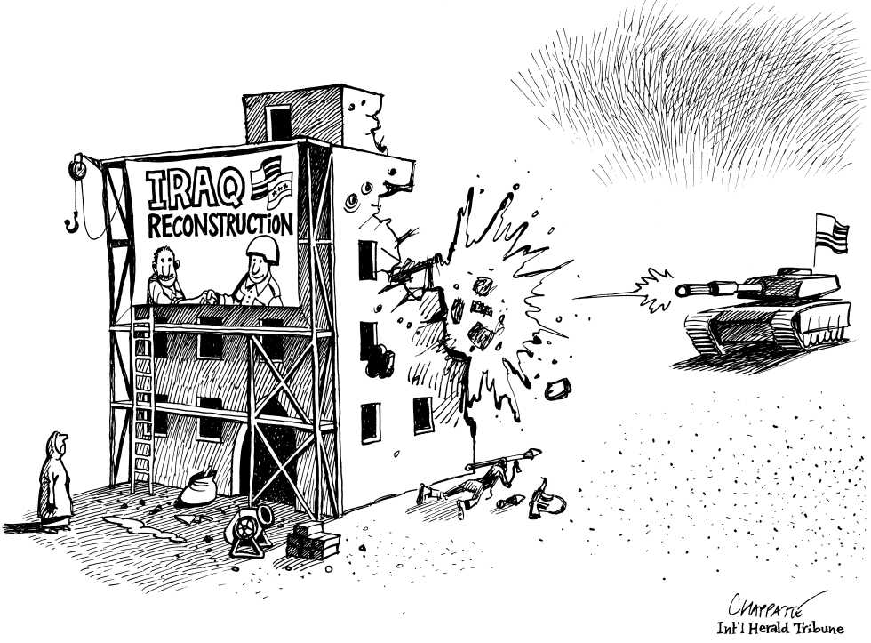  OCCUPATION OF IRAQ by Patrick Chappatte