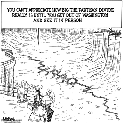 PARTISAN DIVIDE ON IRAQ by RJ Matson