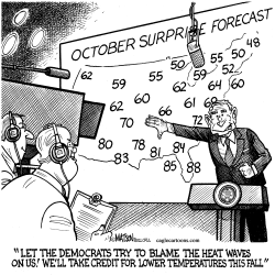 OCTOBER SURPRISE WEATHER FORECAST by RJ Matson