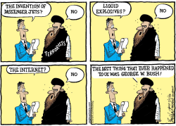 BRITISH AIRLINE TERRORIST PLOT by Bob Englehart