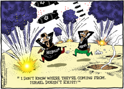 HEZBOLLAH AND HAMAS by Bob Englehart