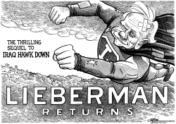 LIEBERMAN RETURNS by RJ Matson