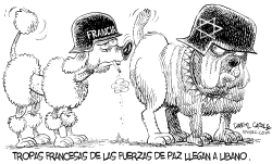 FUERZAS DE PAZ FRANCESAS by Daryl Cagle