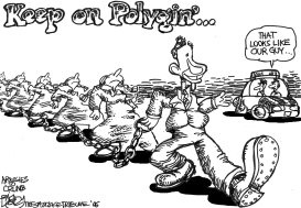 JEFFS POLYGAMY by Pat Bagley