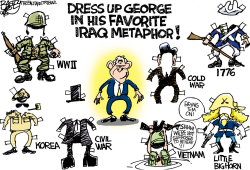 BUSH TERROR METAPHOR by Pat Bagley