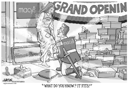 LOCAL MO-MACYS GRAND OPENING IN ST LOUIS-GRAYSCALE by RJ Matson