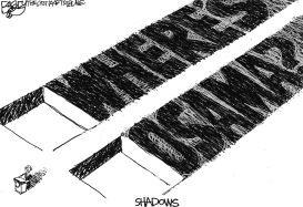 9/11 SHADOWS by Pat Bagley