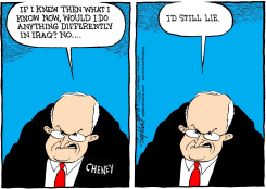 VICE PRESIDENT DICK CHENEY by Bob Englehart