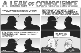 A LEAK OF CONSCIENCE- GRAYSCALE by RJ Matson