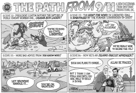 THE PATH FROM 9/11-GRAYSCALE by RJ Matson