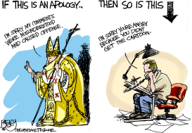 PAPAL APOLOGY by Pat Bagley