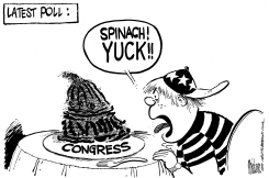 CONGRESS IS SPINACH by Mike Lane