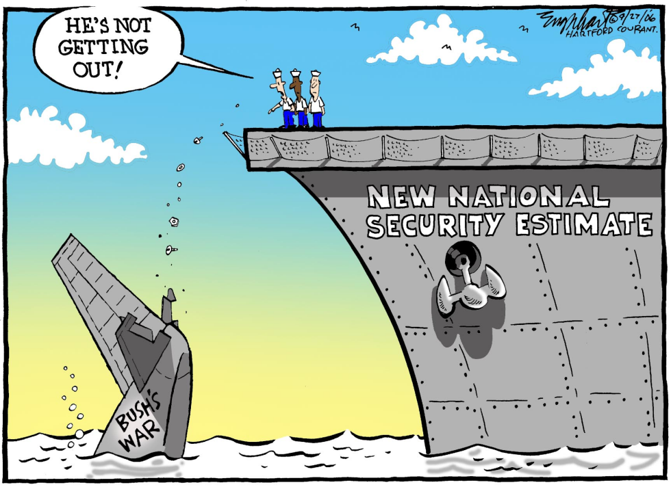  NEW NATIONAL SECURITY ESTIMATE by Bob Englehart