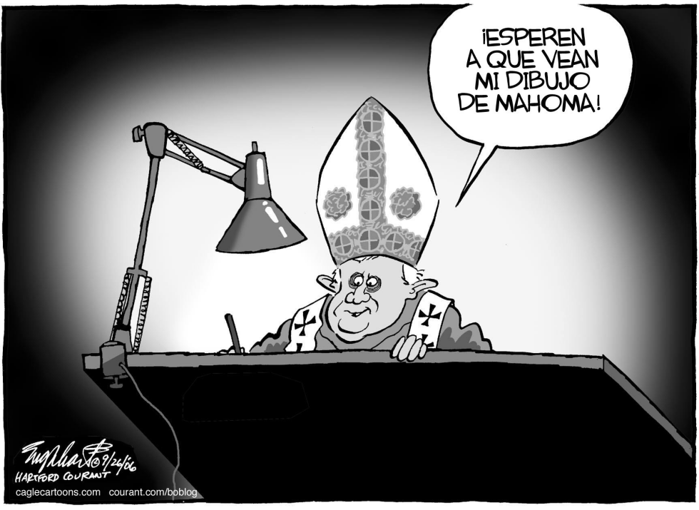  PAPA BENEDICTO by Bob Englehart