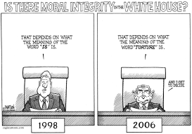 IS THERE MORAL INTEGRITY IN THE WHITE HOUSE by RJ Matson