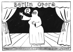 BERLIN OPERA - B&W by Christo Komarnitski