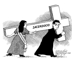 UNA AYUDA AL SACERDOTE by Arcadio Esquivel