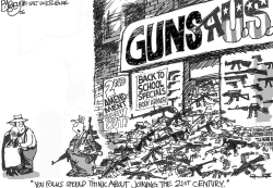 GUNS R US by Pat Bagley