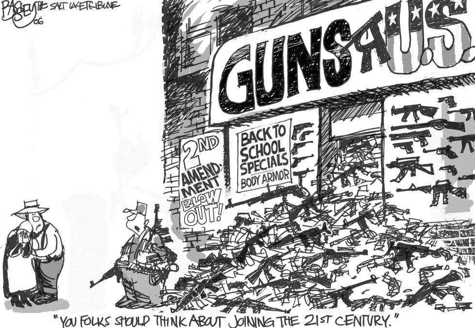  GUNS R US by Pat Bagley