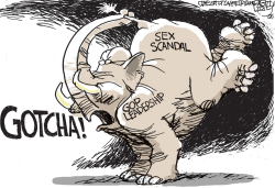 GOP SELF ABUSE by Pat Bagley